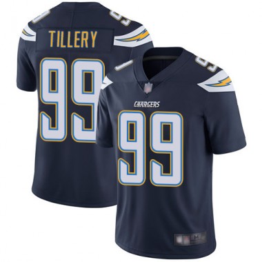 Los Angeles Chargers NFL Football Jerry Tillery Navy Blue Jersey Men Limited  #99 Home Vapor Untouchable